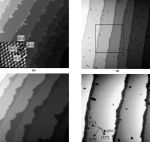 Strain-relieving ridge structure in a wetting layer on the W(110) surface